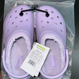 Classic Lined Clog Lavender roomy fit US size Male 6/ Women 8